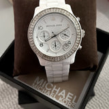  Shop Authentic Michael Kors Runway White Dial White Steel Strap Watch for Women - MK5188 - Luxxuri