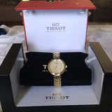  Shop Authentic Tissot Flamingo Mother of Pearl White Dial Two Tone Steel Strap Watch For Women - T094.210.22.111.01 - Luxxuri
