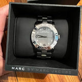  Shop Authentic Marc Jacobs Amy Grey Dial Grey Steel Strap Watch for Women - MBM3196 - Luxxuri