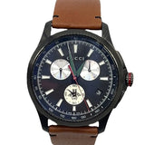  Shop Authentic Gucci G-Timeless Chronograph Black Dial Brown Leather Strap Watch For Men - YA126271 - Luxxuri