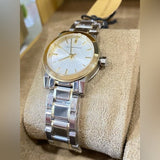  Shop Authentic Burberry The City Silver Dial Two Tone Steel Strap Watch for Women - BU9217 - Luxxuri