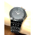  Shop Authentic Bulova Crystal Collection Phantom Black Dial Black Steel Strap Watch for Men - 98A240 - Luxxuri