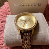  Shop Authentic Michael Kors Melissa Pave Gold Dial Gold Steel Strap Watch for Women - MK4371 - Luxxuri