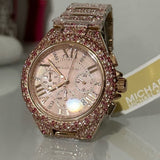  Shop Authentic Michael Kors Camille Chronograph Mother of Pearl Dial Rose Gold Steel Strap Watch for Women - MK7272 - Luxxuri