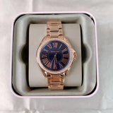  Shop Authentic Michael Kors Kacie Three Hand Black Dial Rose Gold Steel Strap Watch for Women - MK6930 - Luxxuri