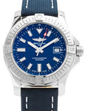  Shop Authentic Breitling Avenger Automatic 43 Blue Dial Blue Nylon Strap Watch for Men - A17318101C1X1 - Luxxuri