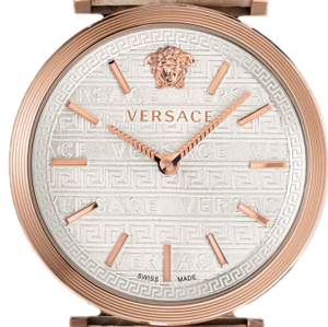  Shop Authentic Versace V-Twist White Dial White Leather Strap Watch for Women - VELS00419 - Luxxuri