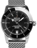  Shop Authentic Breitling Superocean Heritage B20 Automatic 42 Black Dial Silver Mesh Bracelet Watch for Men - AB2010121B1A1 - Luxxuri