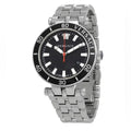  Shop Authentic Versace Greca Sport Quartz Black Dial Silver Steel Strap Watch For Men - VEZ300321 - Luxxuri
