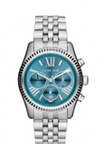  Shop Authentic Michael Kors Lexington Chronograph Blue Dial Silver Steel Strap Watch For Women - MK5887 - Luxxuri