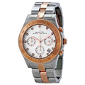  Shop Authentic Marc Jacobs Blade Chronograph Silver Dial Two Tone Steel Strap Watch for Women - MBM3178 - Luxxuri