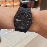  Shop Authentic Tissot PRX Powermatic 80 Carbon Black Dial Black Rubber Strap Watch for Men - T137.907.97.201.00 - Luxxuri