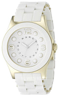  Shop Authentic Marc Jacobs Dress White Dial White Silicone Strap Watch for Women - MBM2500 - Luxxuri
