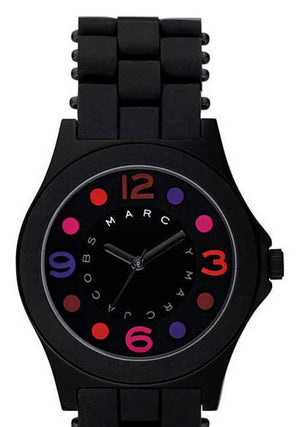  Shop Authentic Marc Jacobs Pelly Black Dial Black Silicone Strap Watch for Women - MBM2543 - Luxxuri