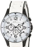  Shop Authentic Marc Jacobs Rock Chronograph White Dial White Silicone Strap Watch for Women - MBM2574 - Luxxuri