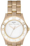  Shop Authentic Marc Jacobs Blade White Dial Gold Steel Strap Watch for Women - MBM3050 - Luxxuri