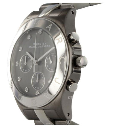  Shop Authentic Marc Jacobs Blade Chronograph Black Dial Two Tone Steel Strap Watch for Women - MBM3179 - Luxxuri