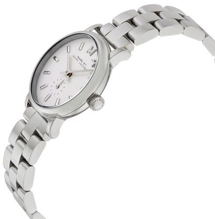  Shop Authentic Marc Jacobs Baker White Dial Silver Steel Strap Watch for Women - MBM3246 - Luxxuri