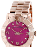  Shop Authentic Marc Jacobs Amy Pink Dial Rose Gold Steel Strap Dial Watch for Women - MBM8625 - Luxxuri