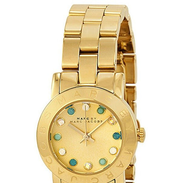  Shop Authentic Marc Jacobs Amy Dexter Gold Dial Gold Steel Strap Watch for Women - MBM3218 - Luxxuri