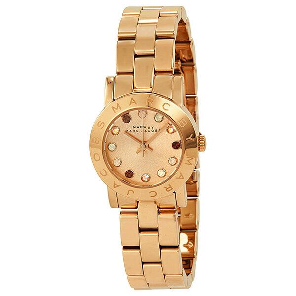  Shop Authentic Marc Jacobs Amy Rose Gold Dial Rose Gold Steel Strap Watch for Women - MBM3219 - Luxxuri