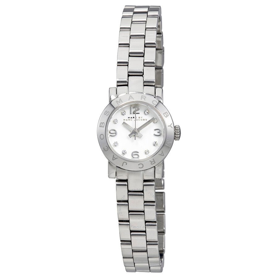  Shop Authentic Marc Jacobs Amy Dinky White Dial Silver Steel Strap Watch for Women - MBM3225 - Luxxuri
