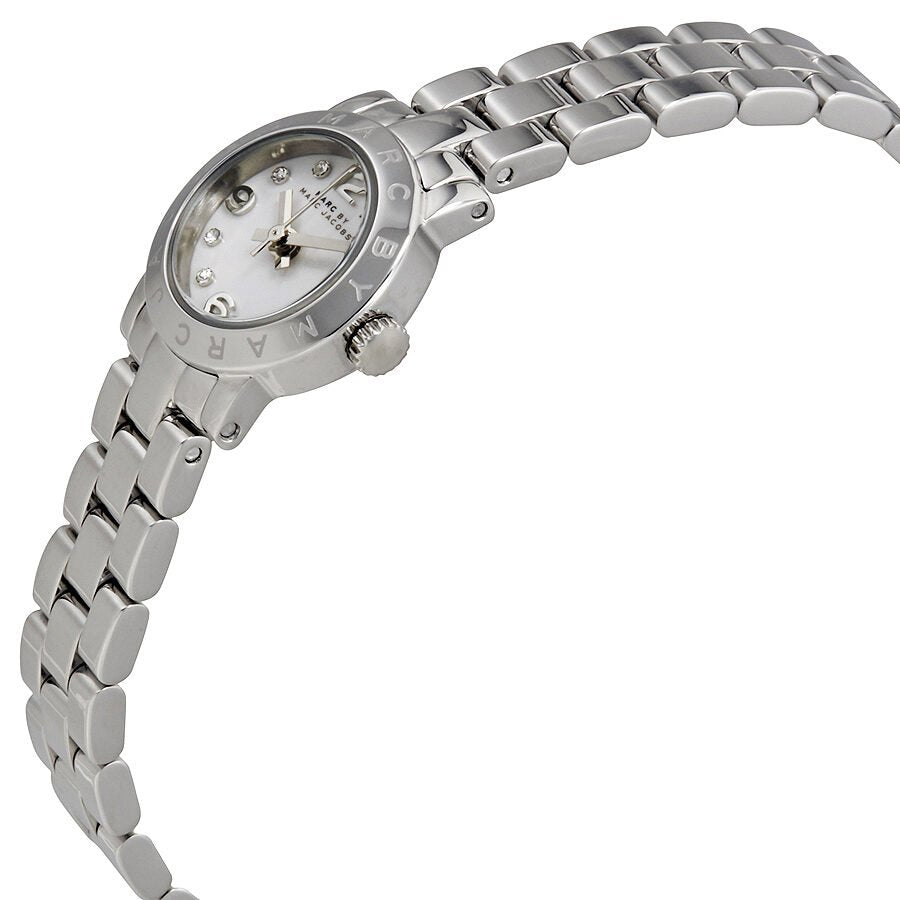  Shop Authentic Marc Jacobs Amy Dinky White Dial Silver Steel Strap Watch for Women - MBM3225 - Luxxuri