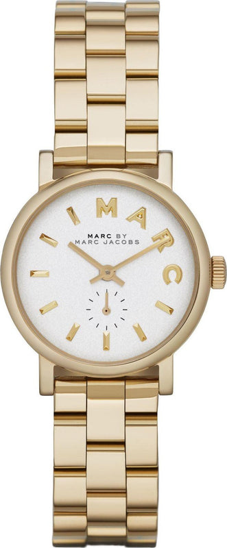  Shop Authentic Marc Jacobs Baker White Dial Gold Steel Strap Watch for Women - MBM3247 - Luxxuri