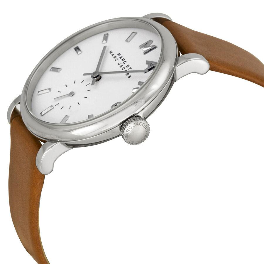  Shop Authentic Marc Jacobs Baker White Dial Brown Leather Strap Watch for Women - MBM1265 - Luxxuri