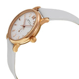  Shop Authentic Marc Jacobs Baker White Dial White Leather Strap Watch for Women - MBM1284 - Luxxuri