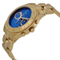  Shop Authentic Marc Jacobs Blade Chronograph Blue Dial Gold Steel Strap Watch for Women - MBM3307 - Luxxuri