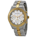  Shop Authentic Marc Jacobs Blade Chronograph Silver Dial Two Tone Steel Strap Watch for Women - MBM3177 - Luxxuri