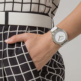 Shop Authentic Marc Jacobs Blade White Dial White Leather Strap Watch for Women - MBM1200 - Luxxuri