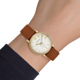  Shop Authentic Marc Jacobs Baker White Dial Brown Leather Strap Watch for Women - MBM1317 - Luxxuri