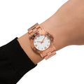 Shop Authentic Marc Jacobs Amy White Dial Rose Gold Steel Strap Watch for Women - MBM3077 - Luxxuri
