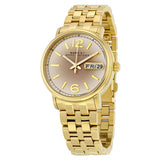 Shop Authentic Marc Jacobs Fergus Gunmetal Grey Dial Gold Steel Strap Watch for Women - MBM3429 - Luxxuri