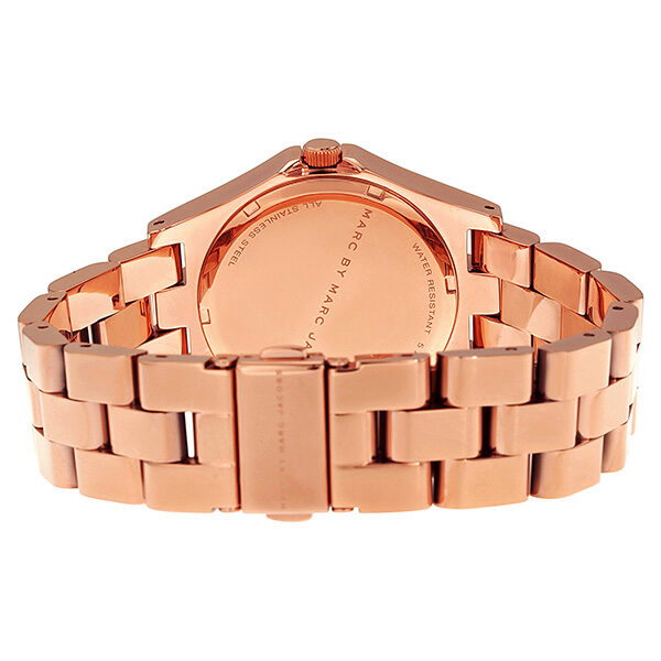 Marc Jacobs Amy Dexter Rose Gold Dial Rose Gold Steel Strap Watch for Women - MBM3216