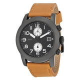  Shop Authentic Marc Jacobs Larry Chronograph Black Dial Brown Leather Strap Watch for Men - MBM5053 - Luxxuri
