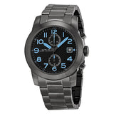  Shop Authentic Marc Jacobs Larry Chronograph Black Dial Grey Steel Strap Watch for Men - MBM5051 - Luxxuri