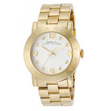  Shop Authentic Marc Jacobs Amy White Dial Gold Steel Strap Watch for Women - MBM3056 - Luxxuri