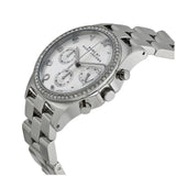  Shop Authentic Marc Jacobs Henry Chronograph Silver Dial Silver Steel Strap Watch for Women - MBM3104 - Luxxuri