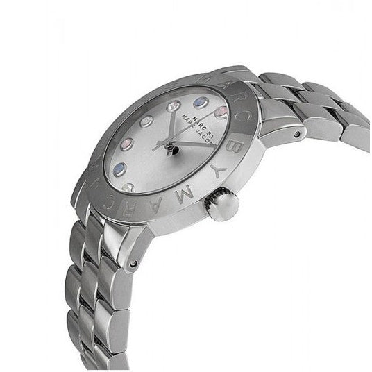  Shop Authentic Marc Jacobs Amy Dexter Silver Dial Silver Steel Strap Watch for Women - MBM3214 - Luxxuri