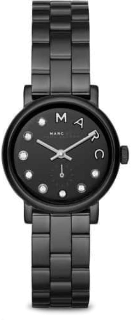  Shop Authentic Marc Jacobs Marc Black Dial Black Steel Strap Watch for Women - MBM8673 - Luxxuri