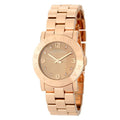  Shop Authentic Marc Jacobs Amy Glitz Brown Dial Rose Gold Steel Strap Watch for Women - MBM3221 - Luxxuri