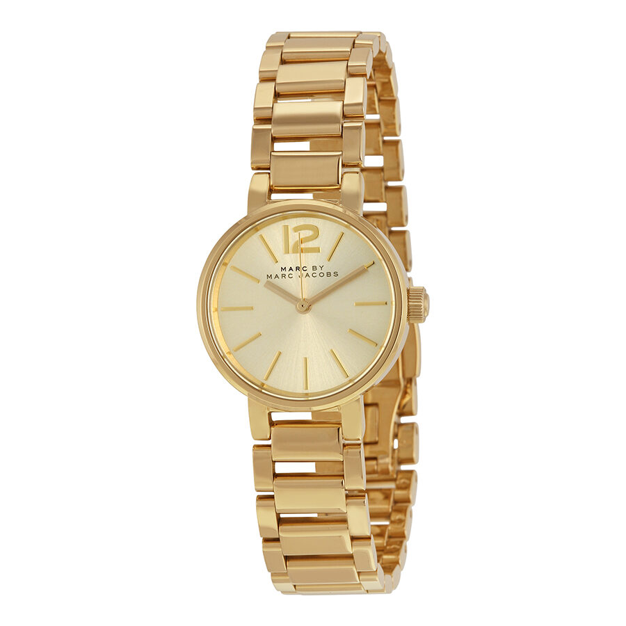  Shop Authentic Marc Jacobs Peggy Gold Dial Gold Steel Strap Watch for Women - MBM3405 - Luxxuri