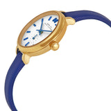  Shop Authentic Marc Jacobs Sally White Dial Blue Leather Strap Watch for Women - MBM1354 - Luxxuri