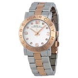  Shop Authentic Marc Jacobs Amy Silver Dial Two Tone Steel Strap Watch for Women - MBM3194 - Luxxuri