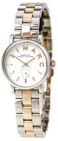  Shop Authentic Marc Jacobs Baker White Dial Two Tone Steel Strap Watch for Women - MBM3331 - Luxxuri