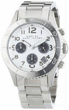  Shop Authentic Marc Jacobs Marc Chronograph Silver Dial Silver Steel Strap Watch for Men - MBM3155 - Luxxuri