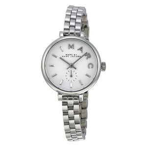 Shop Authentic Marc Jacobs Sally White Dial Silver Steel Strap Watch for Women - MBM8642 - Luxxuri